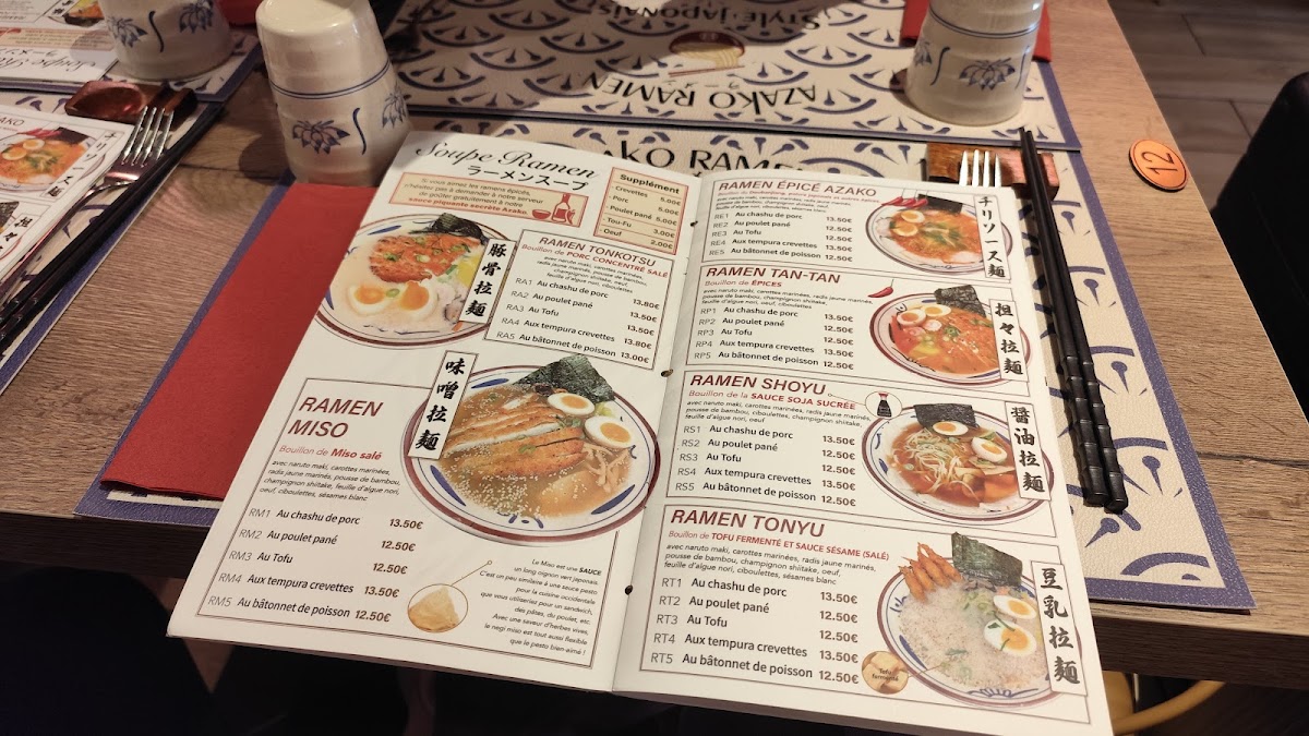 Menu Azako Ramen-3